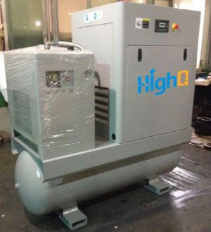 7.5HP 10HP 15HP 20HP 5.5KW 7.5KW petrol yağlanır kompakt kompresör tahrik 11KW 15KW verimli endüstriyel döner doğrudan